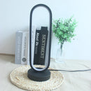 Axyaa Modern Black Ring Table Lamp LED Night Light