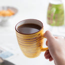 Axya ALBERO Vintage Coffee Cup Set for 6 - Shabby Chic Milk Mug Service