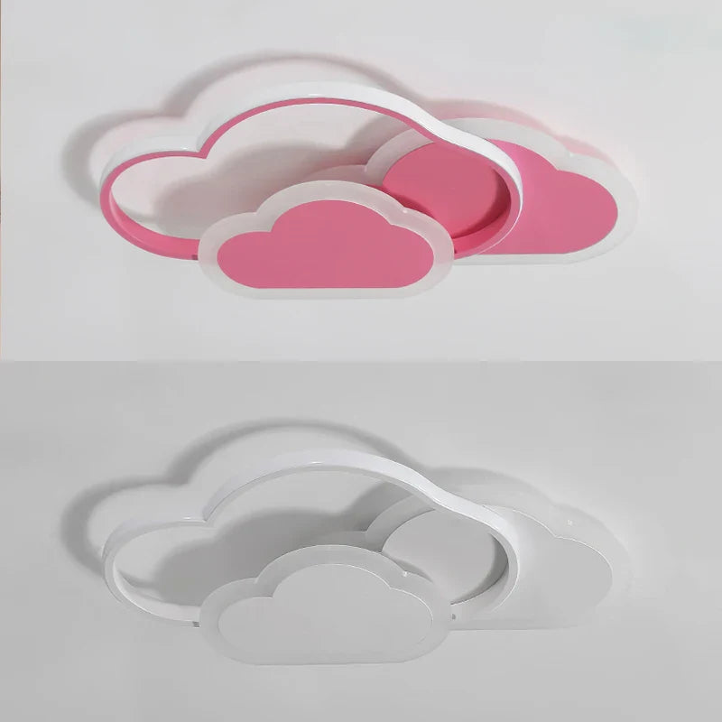 Axya Cloud Kids Ceiling Lamp - Pink Bedroom Study Lighting