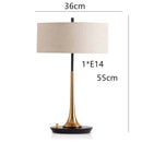 Axyaa Nordic Gold Table Lamp | Modern Light for Bedroom & Study