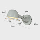 Axyaa Adjustable Retro LED Wall Lamp for Home Bar Decor & Bedroom Reading