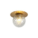 Axyaa Glass Ball Ceiling Light Fixture for Bedroom, Hallway, Stairs - Modern Home Lighting