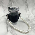 Axyaa PU Leather Water Bottle Holder With Strap - Stylish Beverage Cover
