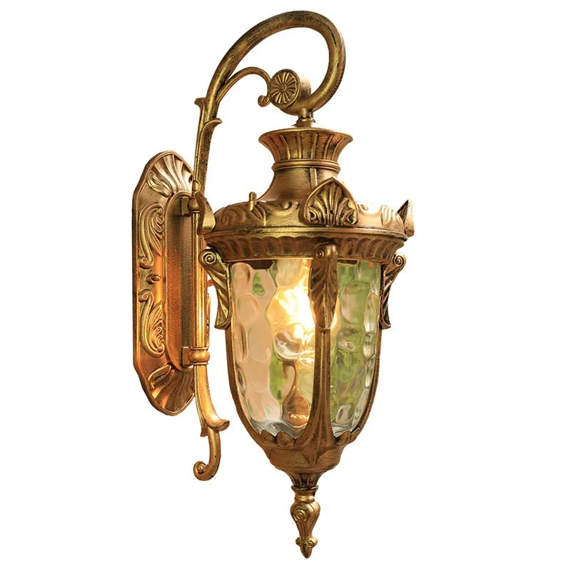 Axyaa Retro Black Outdoor Wall Lamp LED Sconces - Waterproof & Decorative
