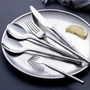 Axyaa Stainless Steel Bamboo Handle Cutlery Set - Western Tableware
