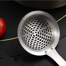 Axyaa Stainless Steel Soup Spoon Colander Strainer Skimmer for Home Cooking