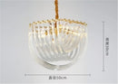 Axyaa Modern Crystal Chandelier for Home Lighting in Living Room, Bedroom, Dining Area