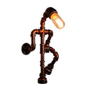 Axyaa Personality Robot Wall Lamp Industrial Style for Home, Restaurant, Bar, and Cafe