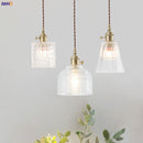 Axyaa Glass Pendant Lights: Nordic Japan Style, Edison Industrial Vintage Lamp for Bar, Cafe, Living Room