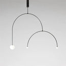 Axyaa Iron Balance Chandelier, Scandinavian Design for Living Room and Bedroom