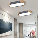 Axyaa Nordic Ceiling Light 3 Color Dimming LED Lamp for Home Interior