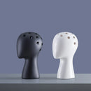 Axyaa Creative Nordic Human Head Ceramic Vase for Home Decor and Flower Arrangement