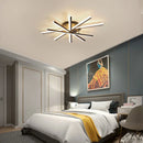 Axyaa LED Chandelier Ceiling Light: Modern, Minimalist, Dimmable for Living Room, Bedroom, Dining