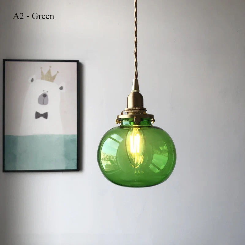 Axyaa Modern Glass Ceiling Chandelier: Minimalist LED Crystal Pendant Lights