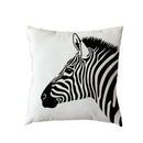 Zebra White Geometric Trilateral Watercolor Cushion Covers by Axyaa