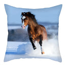 Axyaa Galloping Horse Cushion Cover 45X45CM for Bedroom Sofa Chair