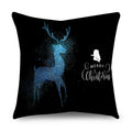Axyaa Christmas Polyester Cushion Cover - Tree Gifts Print - Xmas Home Decor