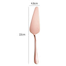 Stainless Steel Cake Divider Spoon Fork Set by Axyaa