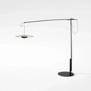 Axyaa Minimalist Metal Floor Lamp with Personality Grain Design and LED Lighting
