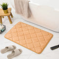 Memory Foam Bath Mat by Axyaa | Super Absorbent Bathroom Rug | Soft & Quick Dry