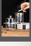 Axyaa Stainless Steel Ashtray for Home and Office Décor