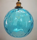 Axya Blue Glass Ball LED Pendant Light for Stylish Home Decor