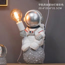Axyaa Astronaut Table Lamp: Modern Resin Space Man LED Wall Light