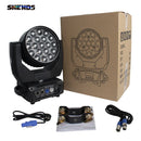 Axyaa Beam+Wash RGBW Zoom Moving Head Lights 19x15W for DJ Party Stage Disco