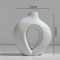 Axyaa Abstract Flower Vase | Modern Home Decor | Ceramic Hydroponic Craft