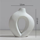 Axyaa Abstract Flower Vase | Modern Home Decor | Ceramic Hydroponic Craft