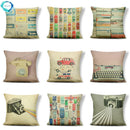 Axyaa Retro Record Camera Pillow Cover - 45X45CM