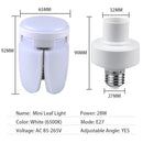 Axyaa 28W E27 LED Fan Blade Bulb with Remote Controller for Ceiling Light