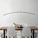 Axyaa Black LED Pendant Light for Modern Nordic Decor