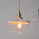 Axyaa Nordic White Ceramic LED Pendant Lights with Modern Copper Hanging Lamp