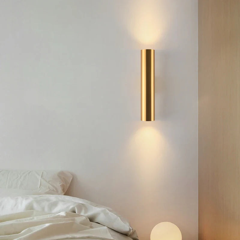 Axyaa Modern 14W COB LED Wall Lamps Double-Headed Indoor Lighting for Living Room, Aisle, and Bedside