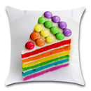 Axyaa Lollipop Candy Printed Cushion Cover 45X45CM for Chair Sofa Decoration