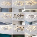 Axyaa Smart LED Ceiling Fan Light - App Remote Control, Adjustable Speed, Dimmable