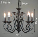 Axyaa Vintage Industrial Pendant Light - Retro Iron Loft Hanging Lamp for Home Lighting