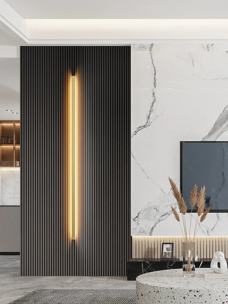 Axyaa Minimalist Grille Wall Lamp LED Lights Modern Bedroom Decor