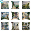 Axyaa Countryside Scenery Cushion Cover, for Stylish Sofa Decor