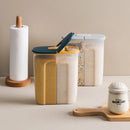 Axyaa Plastic Food Storage Container Set with Hermetic Lid