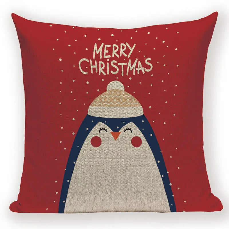 Axyaa Christmas Bed Linen Pillowcase Set for Home Decor and Gifts