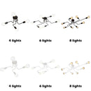 Axya Vintage LED Ceiling Chandelier for Living Room Home Lighting Fixture