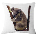 Axyaa Koala Cotton Linen Pillow Case 45x45cm