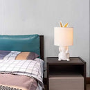 Axyaa Rabbit Resin Table Lamps - Modern Industrial Bedroom Decor Lighting