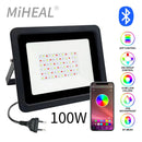 Axyaa 50W 100W RGB Flood Light with Remote & APP Control