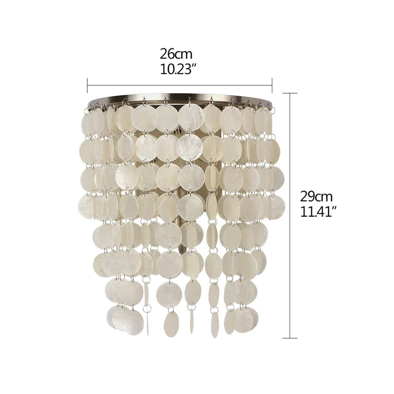 Axyaa Seashell LED Wall Lamp for Home Decor & Lighting