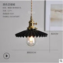 Nordic Copper Pendant Light with Vintage Ceramics Shade by Axyaa