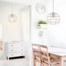 Axya Modern Industrial Pendant Light Chandelier for Home Decor with E27 Bulb