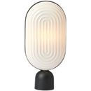 Axyaa Metal LED Bedside Table Lamp for Modern Home Decor Lighting